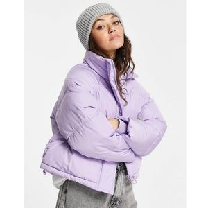 Topshop Padded Puffer Jacket in Iliac